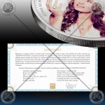 1oz COOK ISLANDS $5 "TINA MAZE" DIAMOND EDITION 2014